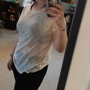 Llama print shirt